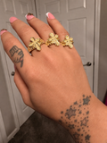Cross Nugget Ring