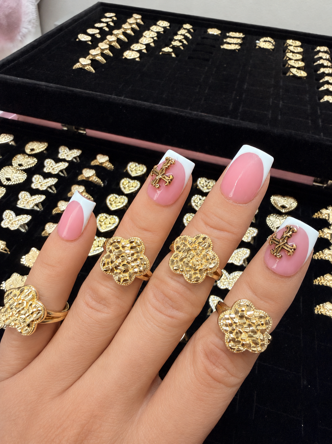 Flower Nugget Ring