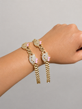 Bling 2 Head Hello Kitty Bracelet