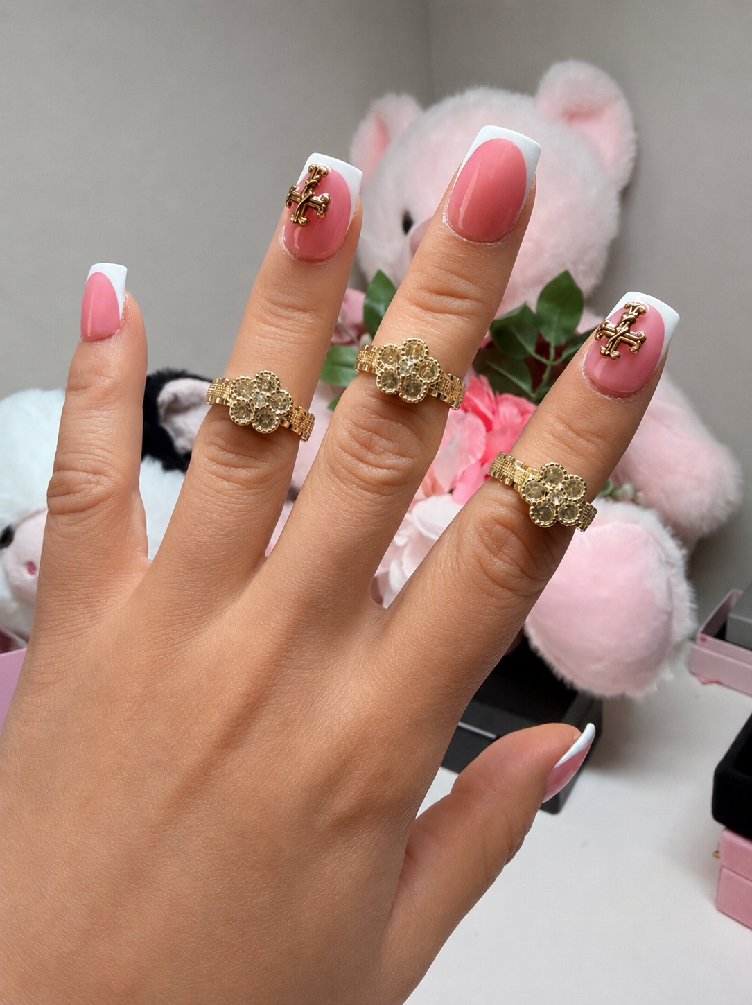 Diamond Flower Ring