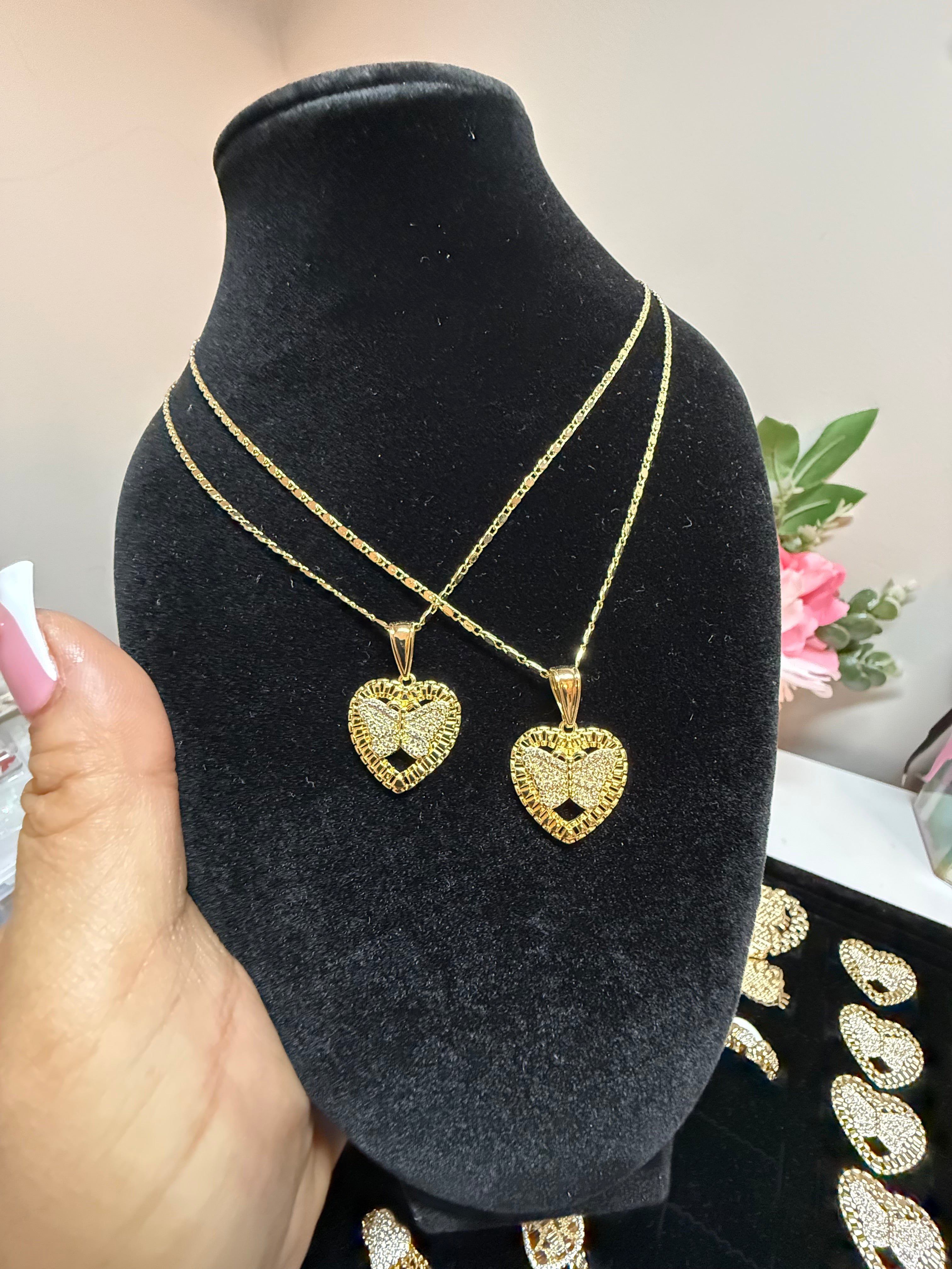 Rolex Butterfly Necklace