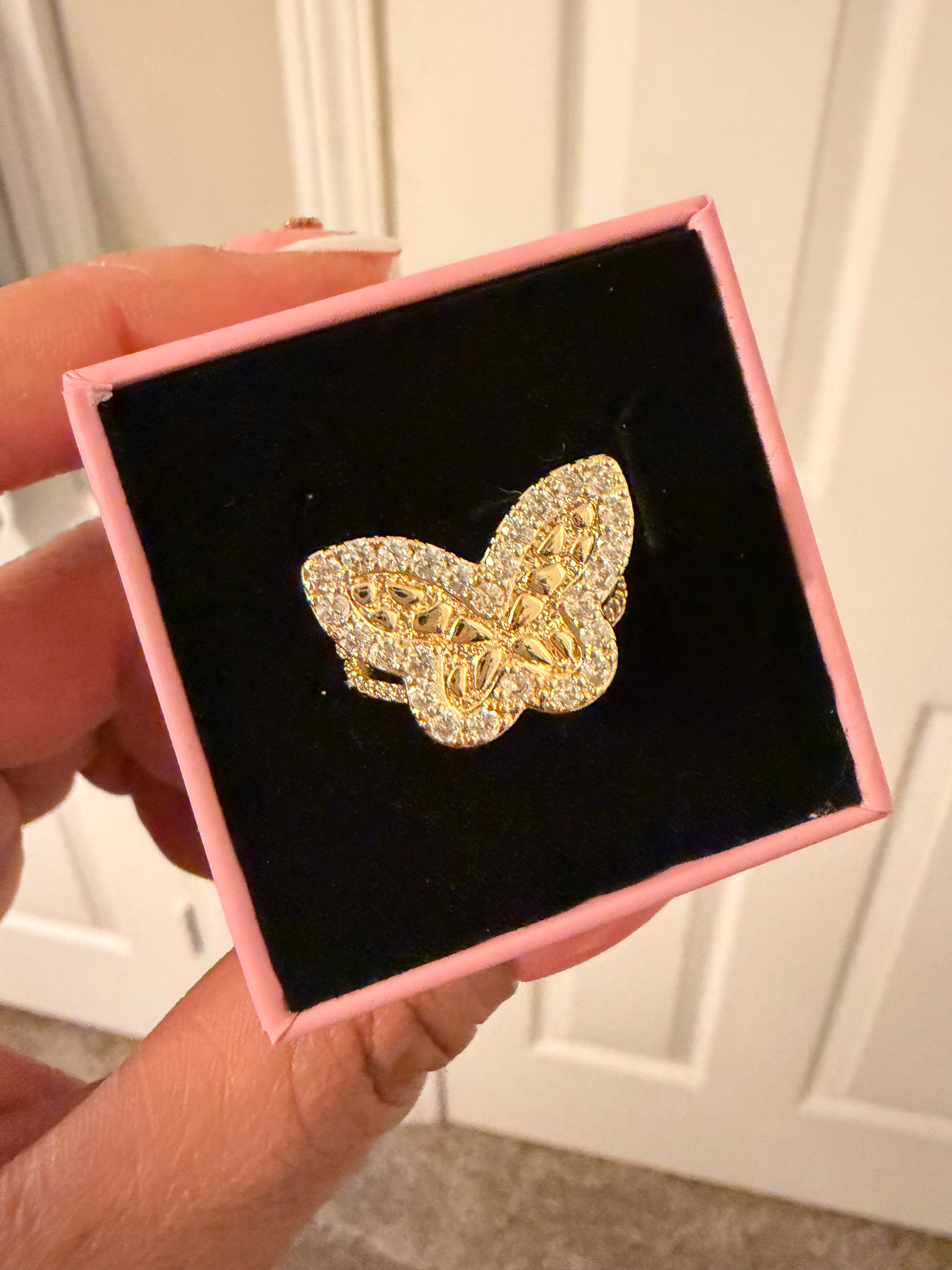 Butterfly Nugget Rings