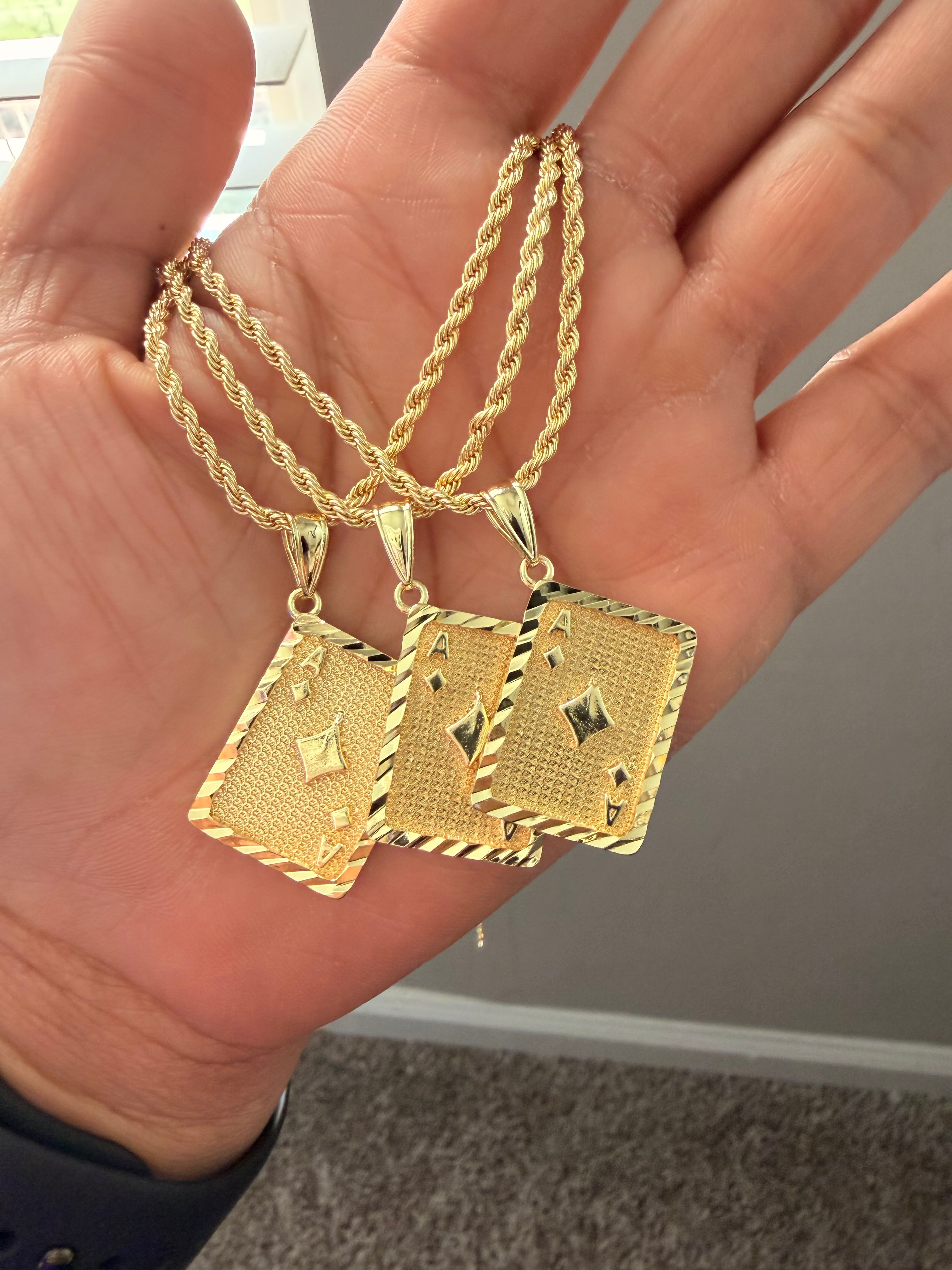 Ace Of Spades Necklace