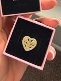Virgin Mary Heart Ring