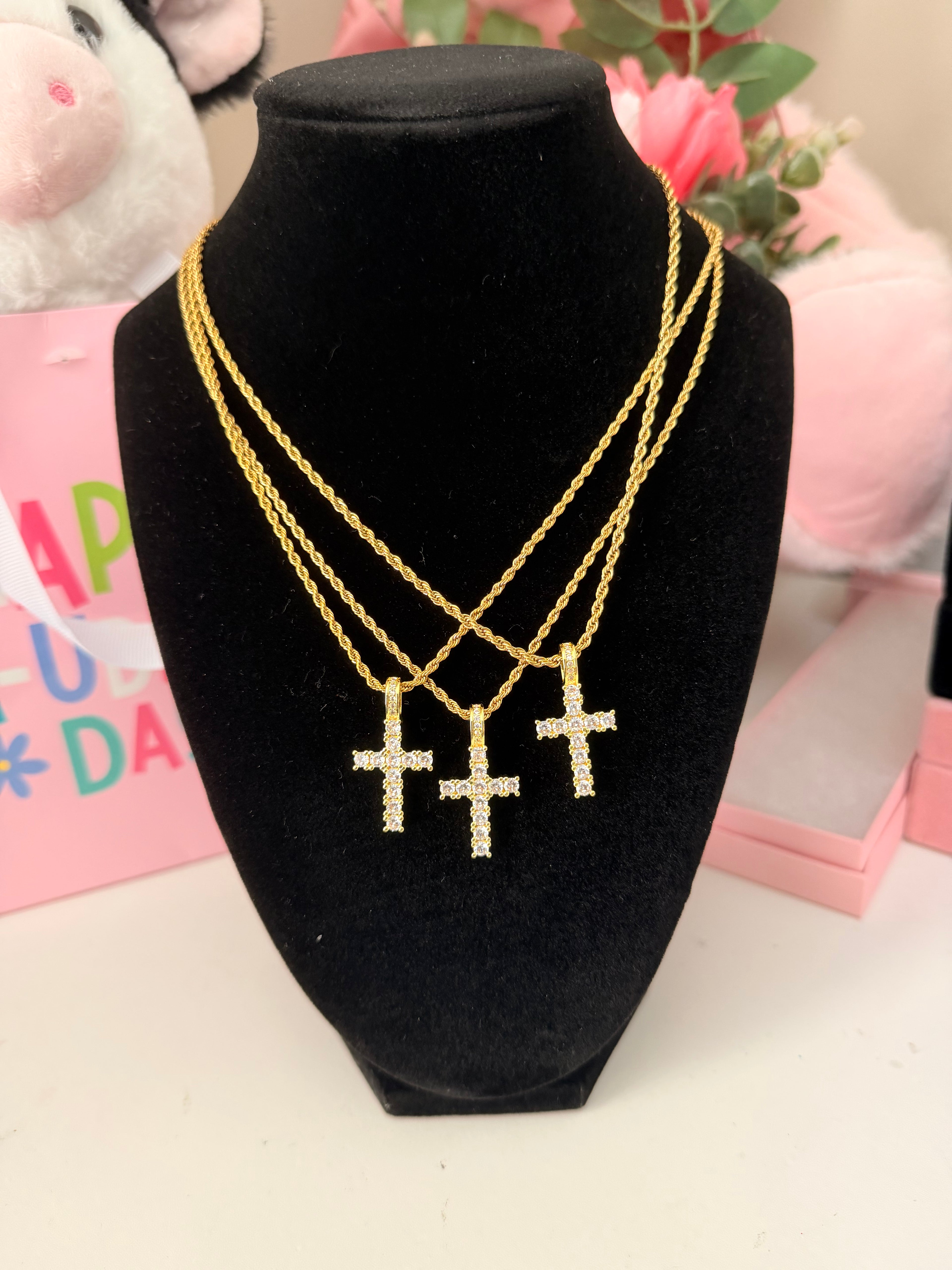 Diamond Cross Necklace