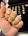 Small Heart Nugget Ring