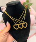 Large Heart Rolex Necklace