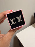 Sliver LV Earrings